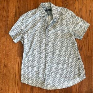 Stone rose pineapple button down